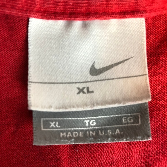 Vintage Rare Nike Spell Out Hoop T Shirt Made USA - Picture 4 of 8